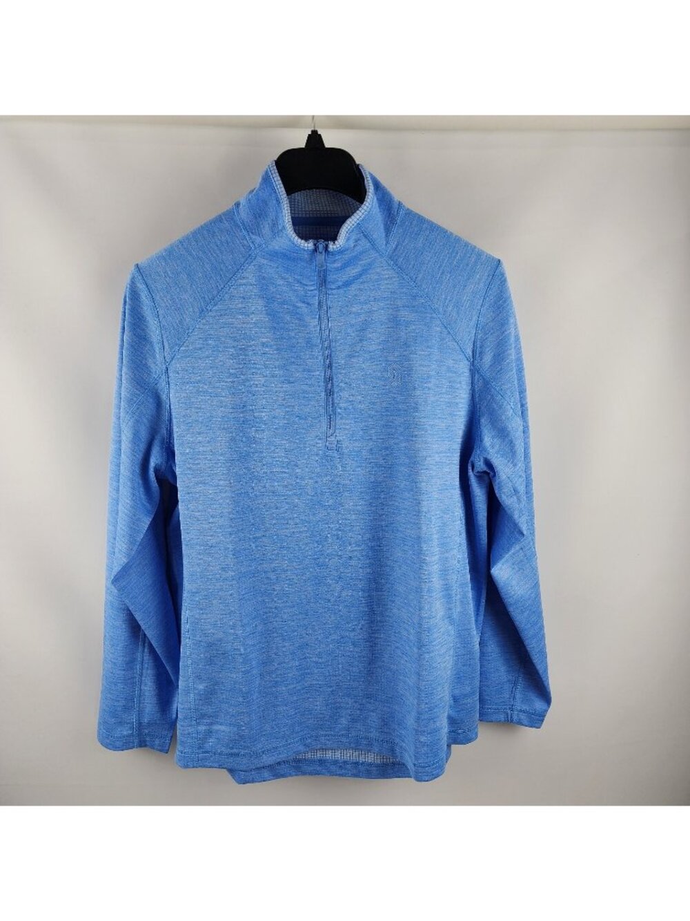 Vineyard Vines Sweater Mens Large Blue Heather Sankaty 1/2 Zip 6K0990